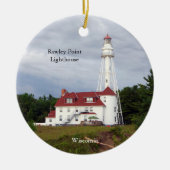 Rawley Point Lighthouse Keramik Ornament (Vorne)