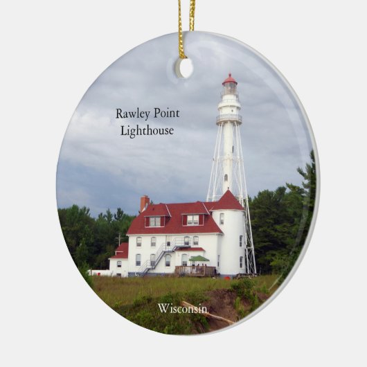 Rawley Point Lighthouse Keramik Ornament (Links)