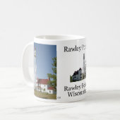 Rawley Point Lighthouse-Tasse Kaffeetasse (Vorderseite Links)