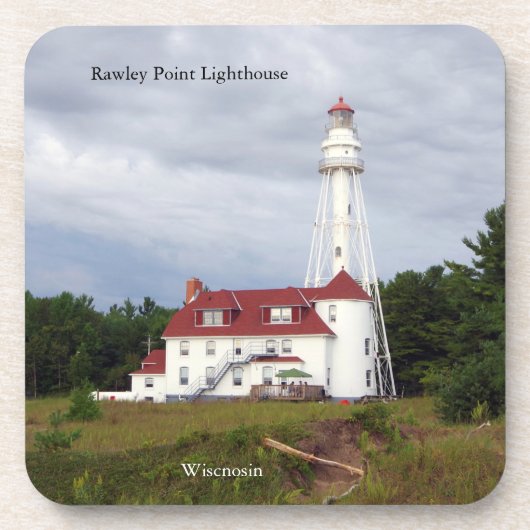 Rawley Point Lighthouse Untersetzer (Vorderseite)