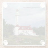 Rawley Point Lighthouse Untersetzer (Rückseite)