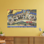 Rawlins, Wyoming - Große Buchstabenszenen Leinwanddruck (Insitu (Wohnzimmer))