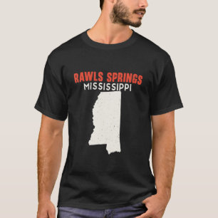 Rawls Springs Mississippi USA Staat America Travel T-Shirt
