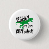 RAWR - 1. Geburtstag Button (Vorderseite)