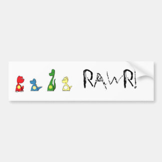 rawr autoaufkleber