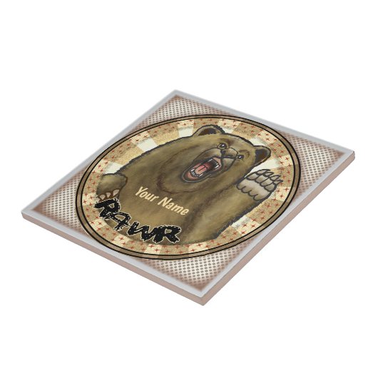 Rawr Bear Fliese (Seite)