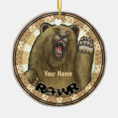Rawr Bear Keramik Ornament (Vorne)