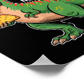 Rawr bedeutet Cinco De Mayo auf Dinosaurier-Kinder Poster (Ecke)