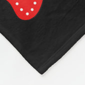 Rawr bedeutet, dass ich Sie in Dinosaurier HerzVal Fleecedecke (Ecke)