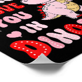 Rawr bedeutet, dass ich Sie in Dinosaurier HerzVal Poster (Ecke)