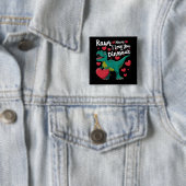Rawr bedeutet, dass ich Sie in Dinosaurier Liebe R Button (Beispiel)