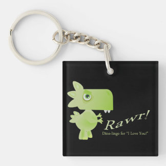 Rawr bedeutet i-Liebe Sie Dino Schlüsselanhänger