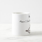 RAWR! Bedeutet i-Liebe Sie im Dinosaurier Kaffeetasse (Mittel)
