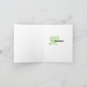 RAWR bedeutet i-LIEBE SIE in der Dinosaurierkarte Karte (Innenseite)