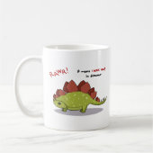 Rawr bedeutet i-Liebe Sie in Dinosaurier Kaffeetasse (Links)