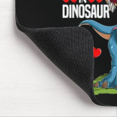 Rawr bedeutet ich liebe dich in Dinosaurier T Rex  Mousepad (Ecke)