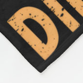 Rawr bedeutet ich liebe dich in Dinosaurier Vintag Fleecedecke (Ecke)