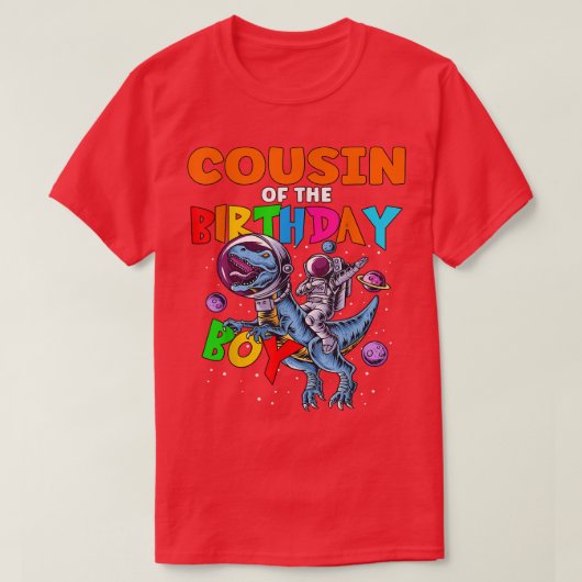 Rawr Cousin des Jungen-Rennfahrers D T-Shirt (Design vorne)
