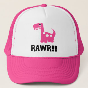 Rawr Dino Pink Truckerkappe