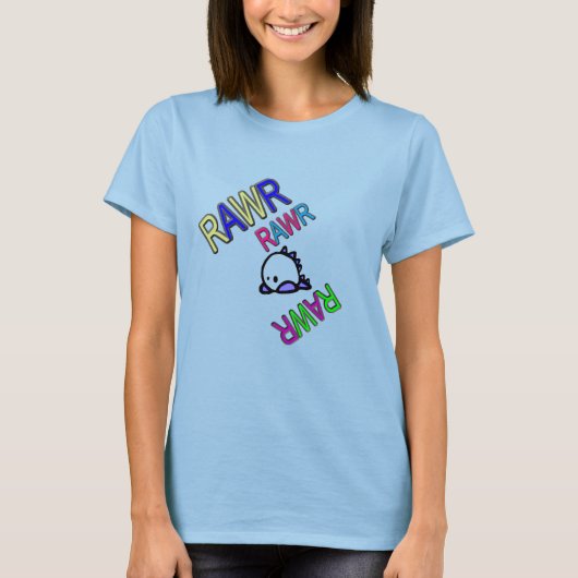 RAWR dino Shirt (Vorderseite)