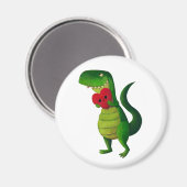 RAWR Dinosaur-Liebe Magnet (Vorderseite/Rückseite)