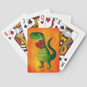 RAWR Dinosaur-Liebe Spielkarten