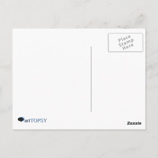 Rawr Dinosaur Postkarte (Rückseite)