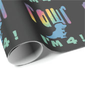 Rawr Dinosaur T Rex Dinosaur Geschenkpapier (Rolleneckpunkt)