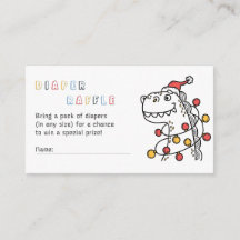 RAWR! Dinosaur Winter Weihnachtscreme Babydusche