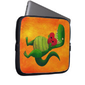 RAWR Dinosaurier-Liebe Laptopschutzhülle (Vorne Rechts)