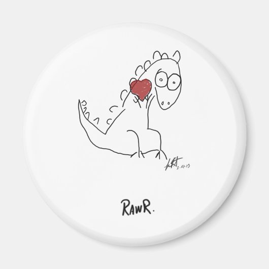 Rawr Dinosaurier! Magnet (Vorne)
