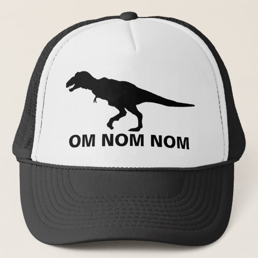 Rawr Dinosaurier OM Nom Nom Truckerkappe (Vorderseite)
