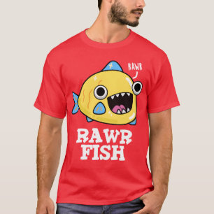 Rawr Fisch Süße Tierfamilie T-Shirt