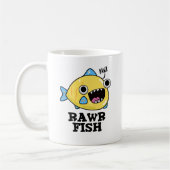 Rawr Fish Funny Animal Pub Kaffeetasse (Links)