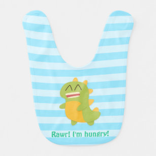 Rawr! Funny Niedlich Dinosaur für Baby Boy Babylätzchen