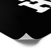 Rawr Honey Funny Raw Honey Pun Dark BG Poster (Ecke)