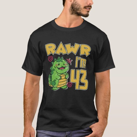 Rawr I bin 43 Pullover Hoodie (Vorderseite)