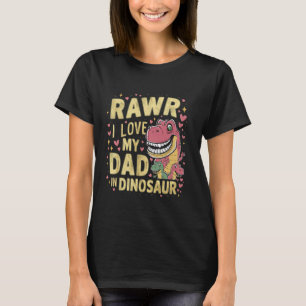 Rawr I Liebe Mein Vater Papasaurus Vatertag Shirt