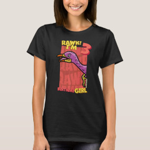Rawr I m 3 Birthday Girls 3. Geburtstag Dino Urbac T-Shirt