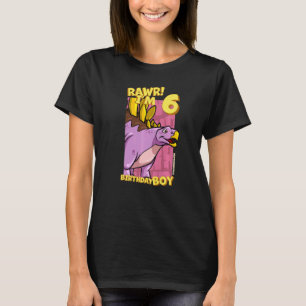 Rawr I m 6 Birthday Boys 6. Geburtstag Dino Kentro T-Shirt