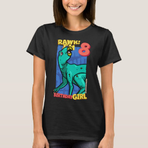 Rawr I m 8 Birthday Girls 8. Geburtstag Dino Zephy T-Shirt