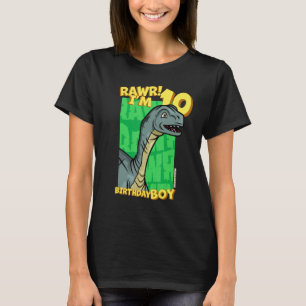 Rawr Ich bin 10 Geburtstagskinder 10. Geburtstag D T-Shirt