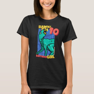 Rawr Ich bin 10 Geburtstagskinder 10. Geburtstag D T-Shirt