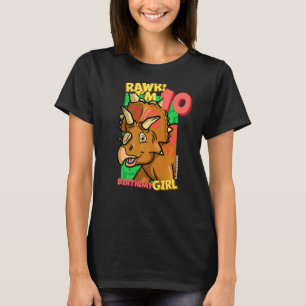 Rawr ich bin 10 Geburtstagskinder 10. Geburtstag D T-Shirt