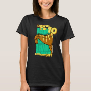 Rawr Ich bin 10 Geburtstagskinder 10. Geburtstag D T-Shirt