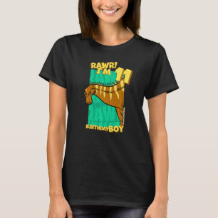 Rawr Ich bin 11 Geburtstagskinder 11. Geburtstag D T-Shirt