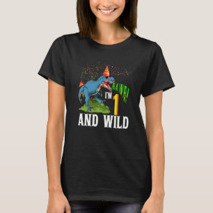 Rawr ich bin 1 Jahr alt und Wild Dinosaurier 1. Ge T-Shirt