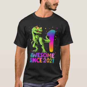 Rawr Ich bin 1 Kind 1 Jahr alt 1er Geburtstag Jung T-Shirt