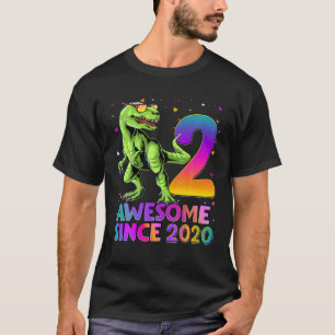 Rawr Ich bin 2 Kinder 2 Jahre alt 2 Geburtstag Jun T-Shirt