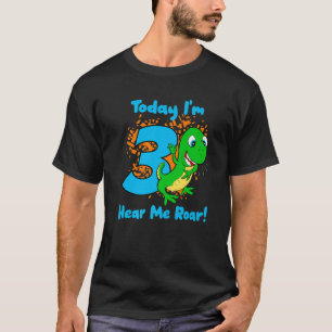 Rawr Ich bin 3 Dinosaurier 3. Dino T-Rex Drei Jahr T-Shirt